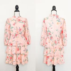 🦋LAST🦋 NWT Love Colette Tiered Floral Mini Dress